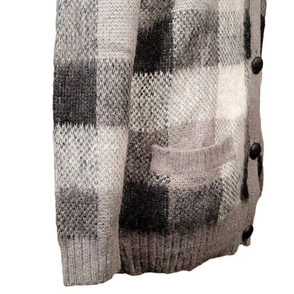 Eddie Bauer & Ilaria Urbinati Plaid Cardigan Sz S - Picture 8 of 13